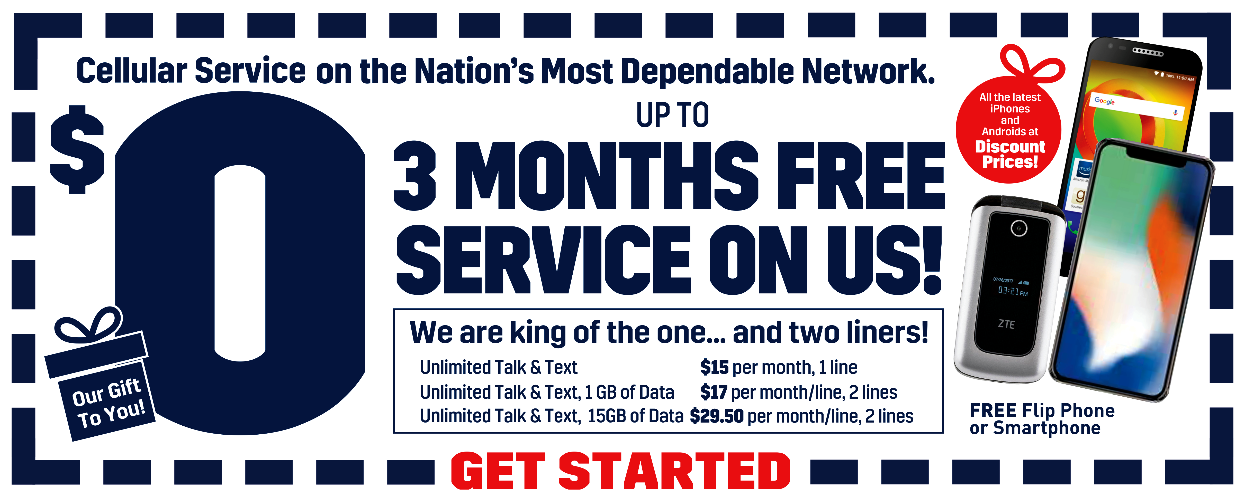 3 Months Free Service On Us!